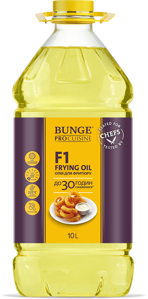 Олія для фритюру [до 30 годин смаження* F1] Frying oil ТМ Bunge ProCuisine